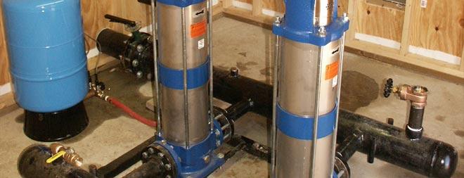 Irrigation pump station