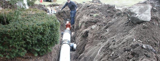 Irrigation mainline extension