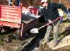 Drainage trench backfill