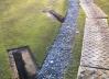 Finished drain trench prior to sodding